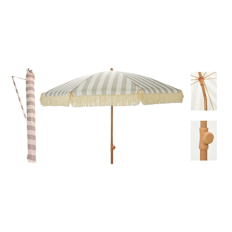 Parasol playa verde Ø 200 cm