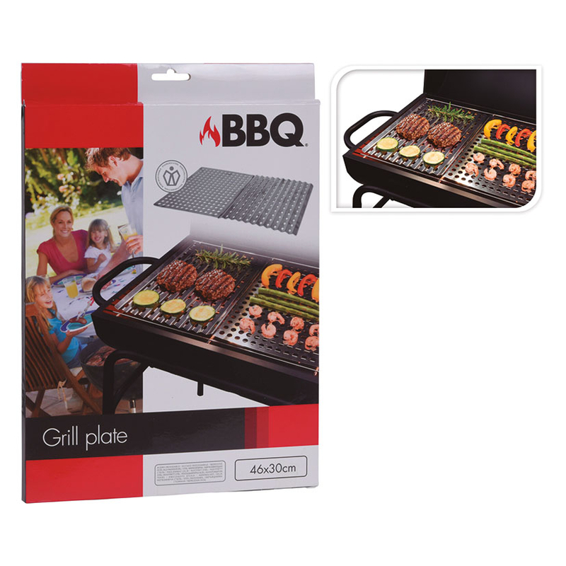 Set 2 planchas para barbacoa