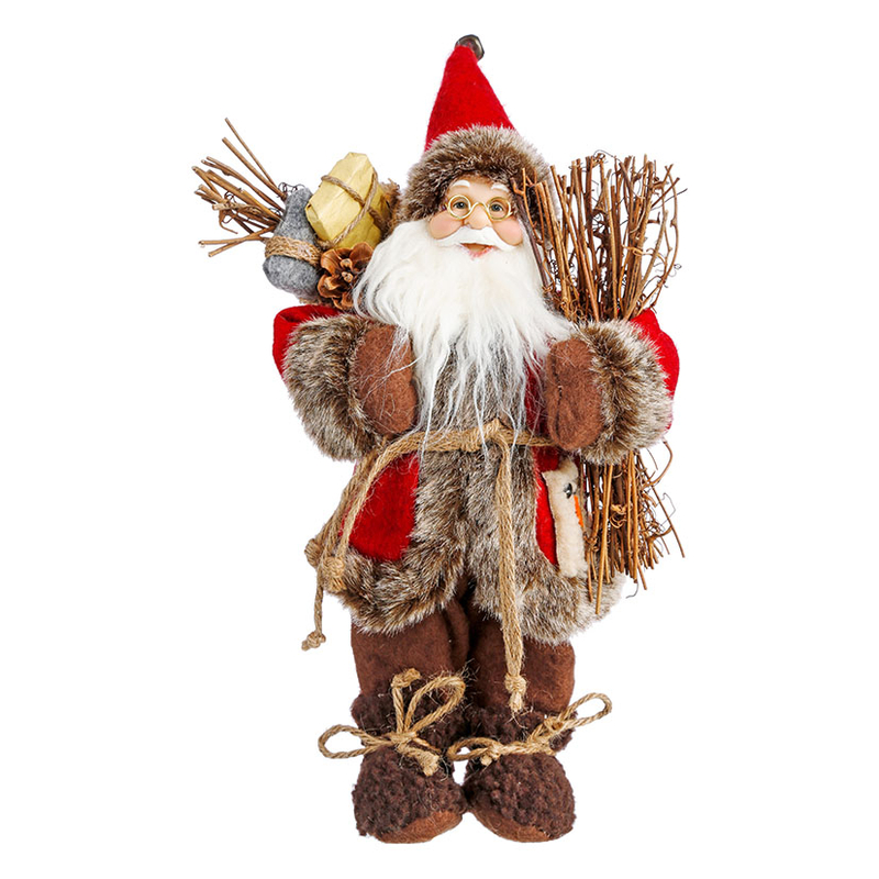 Figura Santa Claus tradicional 30 cm