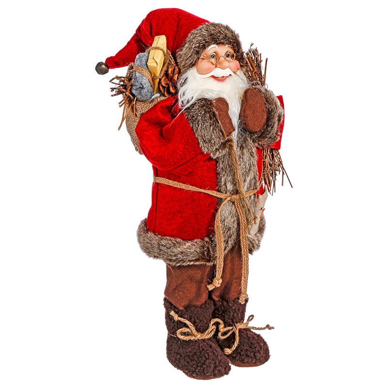 Figura Santa Claus tradicional 30 cm