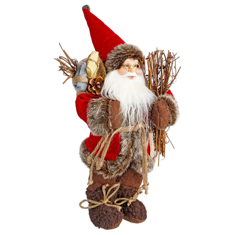 Figura Santa Claus tradicional 30 cm