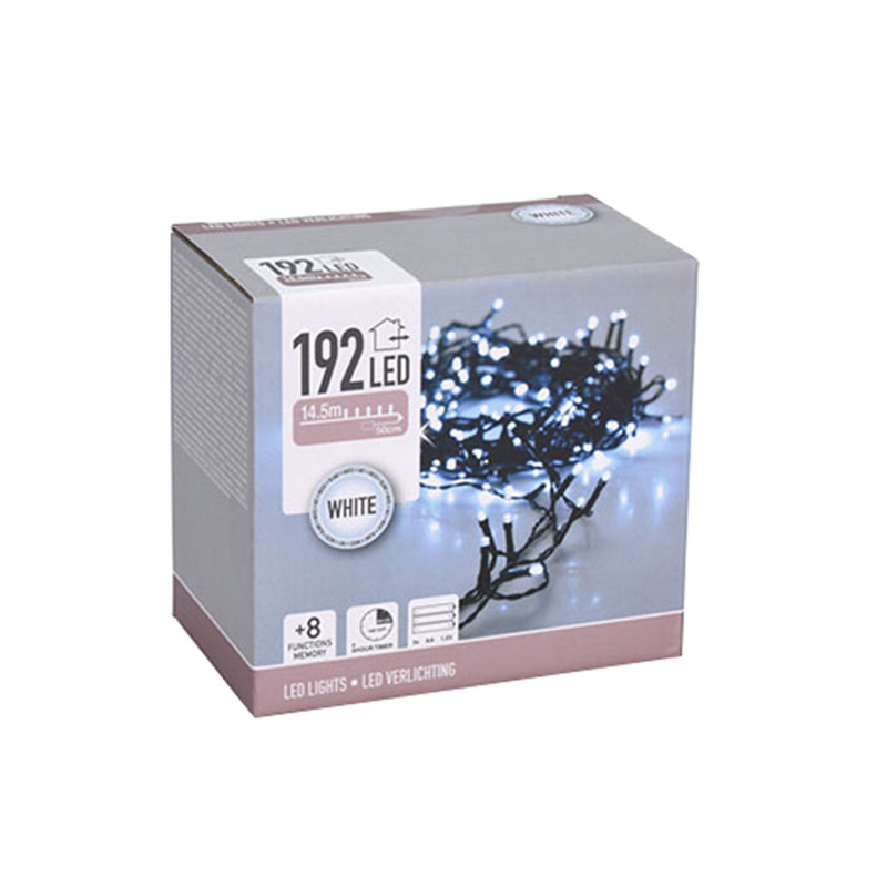 Guirnalda LED 192 luces exterior