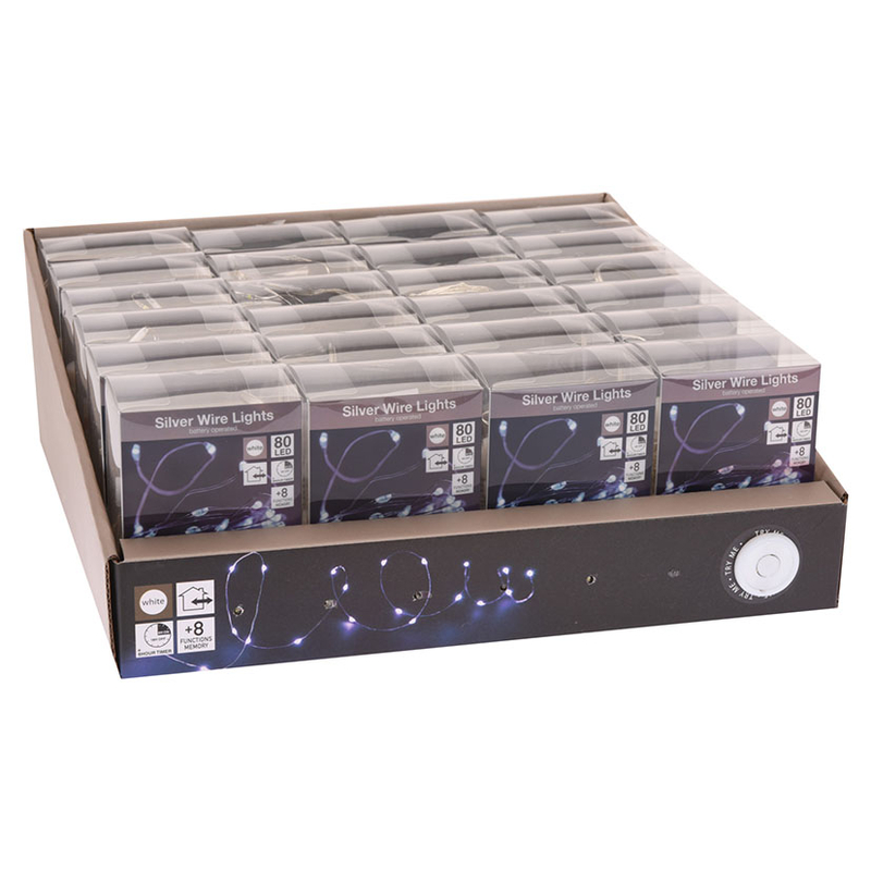 Guirnalda microLed 80 luces 2 m