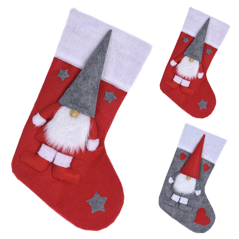 Calcetín Navidad fieltro con gnomo 45 cm | Ferreterías cerca de ti - Cadena88 Calcetín Navidad fieltro con gnomo 45 cm | Ferreterías cerca de ti - Cadena88