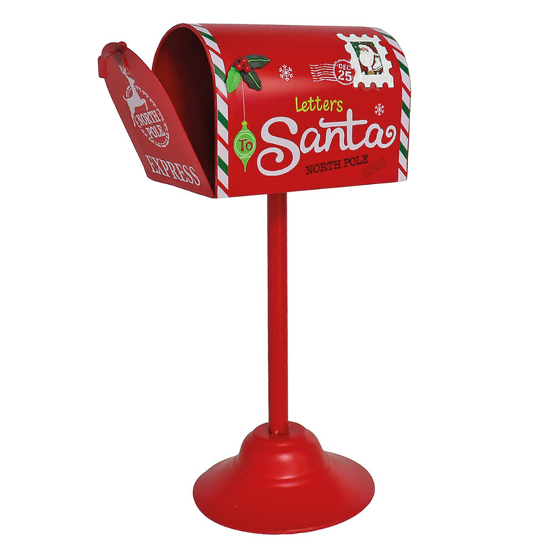 Buzón americano Santa 32 cm
