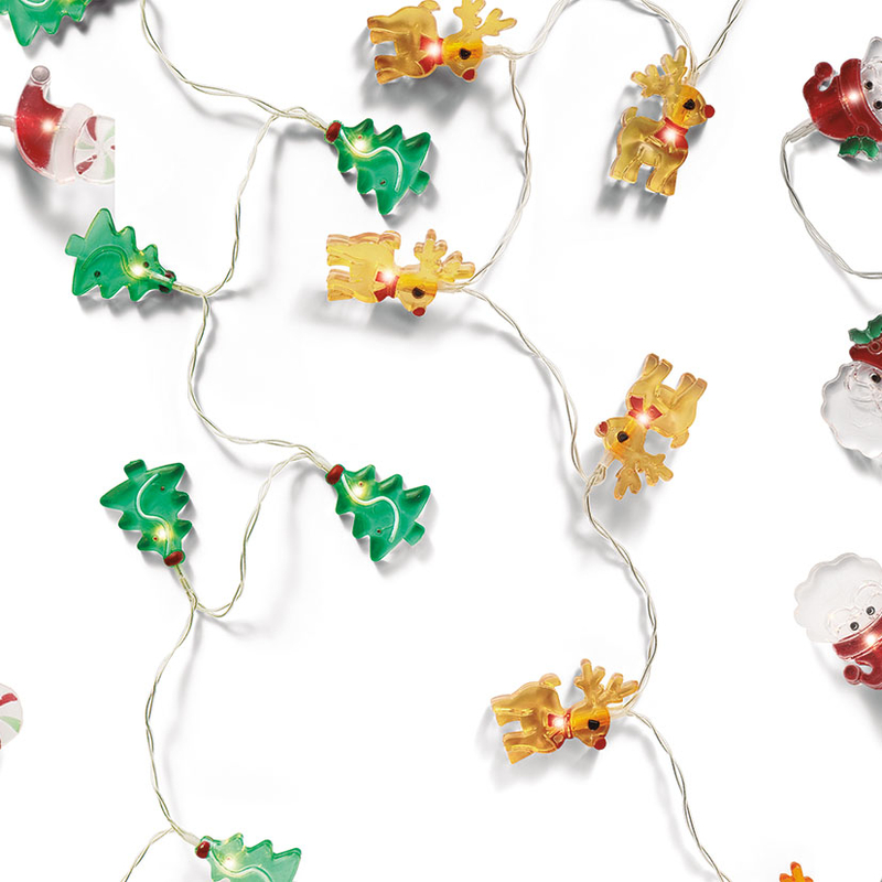 Guirnalda decorativa Led figuras 90cm