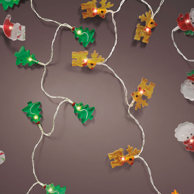 Guirnalda decorativa Led figuras 90cm