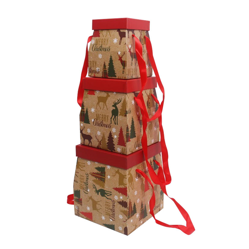 Set 3 cajas cuadradas Moi