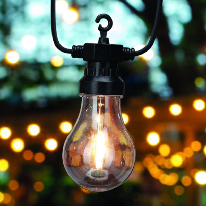 Guirnalda 10 Bombillas LED 9,5 m con temporizador