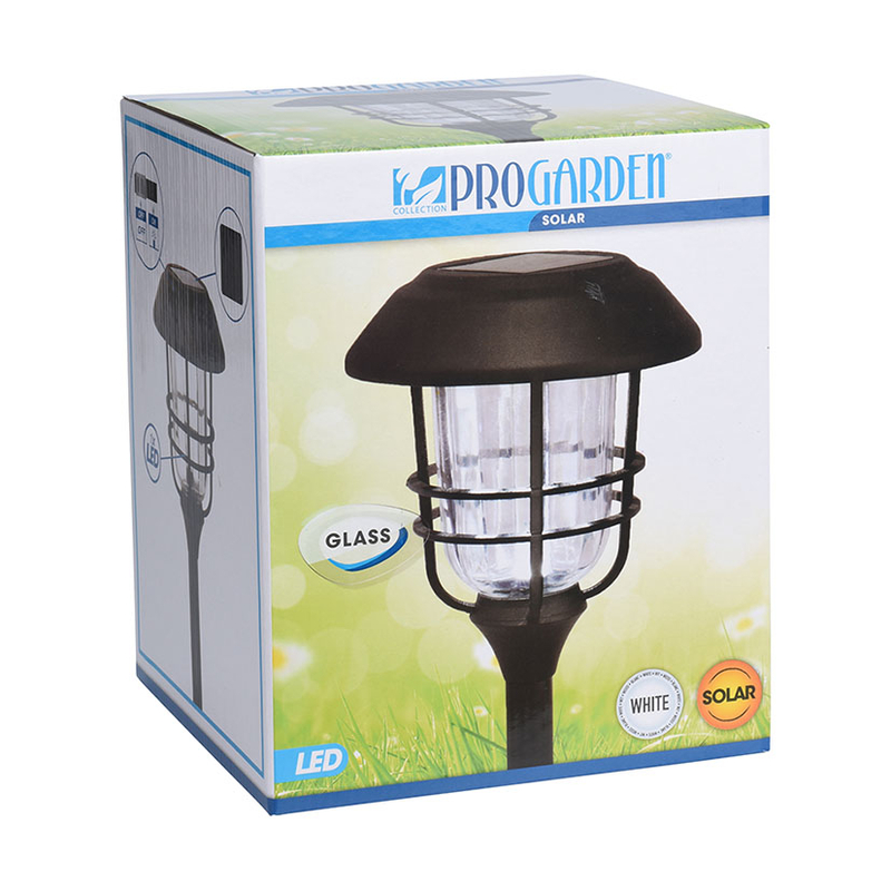 Lámpara solar aluminio