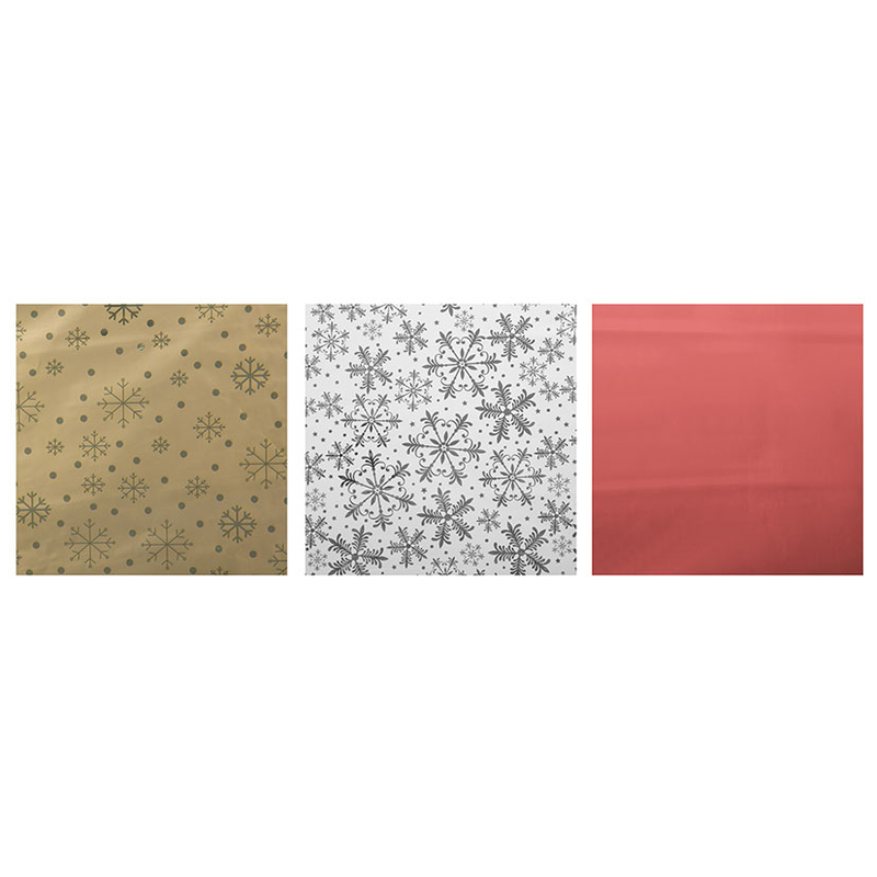 Pack 3 unidades rollo papel de regalo 200 cm