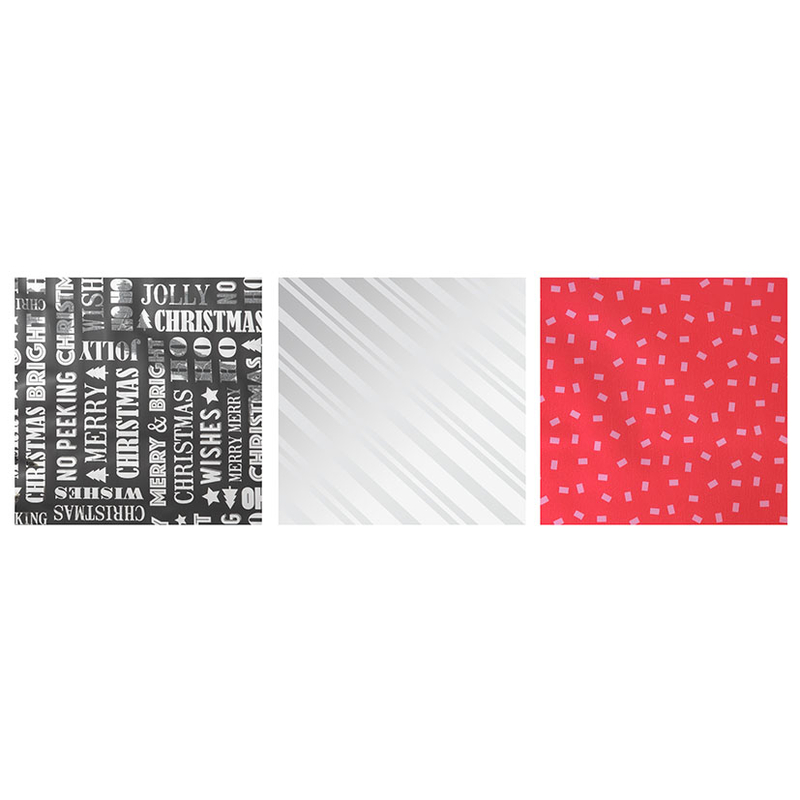 Pack 3 unidades rollo papel de regalo 200 cm