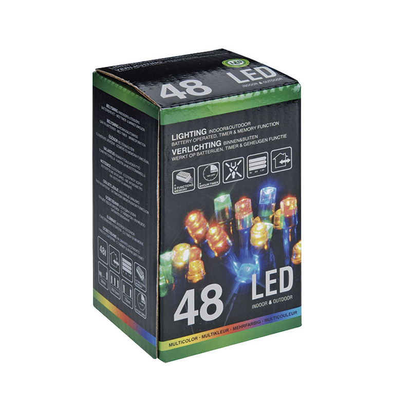Guirnalda LED 48 luces exterior