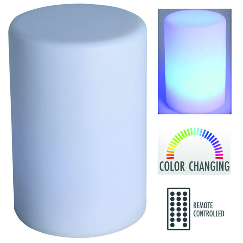 Lámpara de sobremesa LED multicolor con control remoto