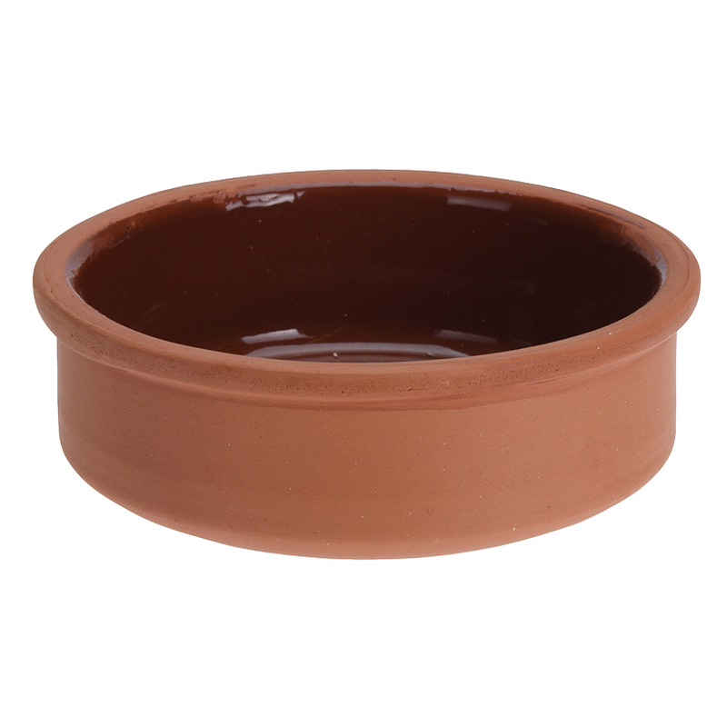 Juego de 3 ramekin terracota con interior esmaltado