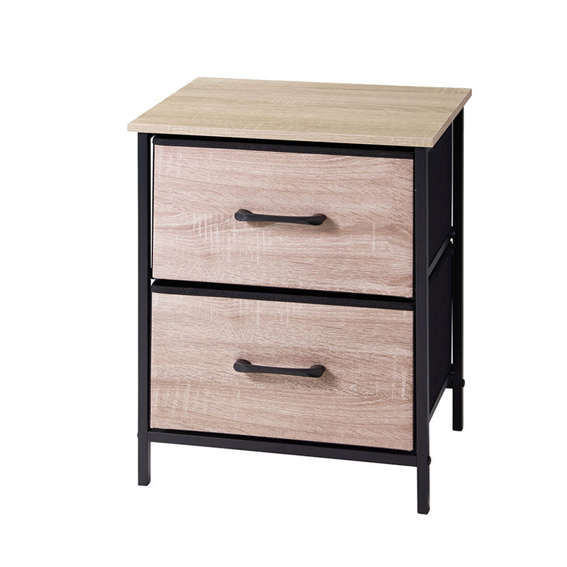 Cajonera 2 cajones serie Metal Black