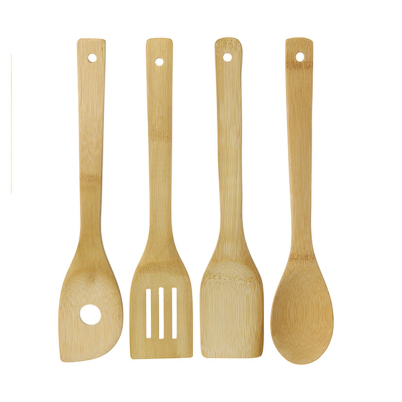 Juego de 4 utensilios de cocina Bambú