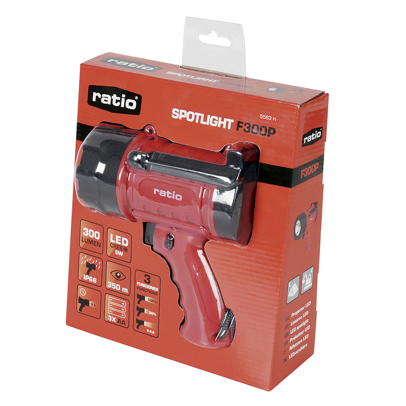Linterna-foco LED RATIO SpotLight F300P
