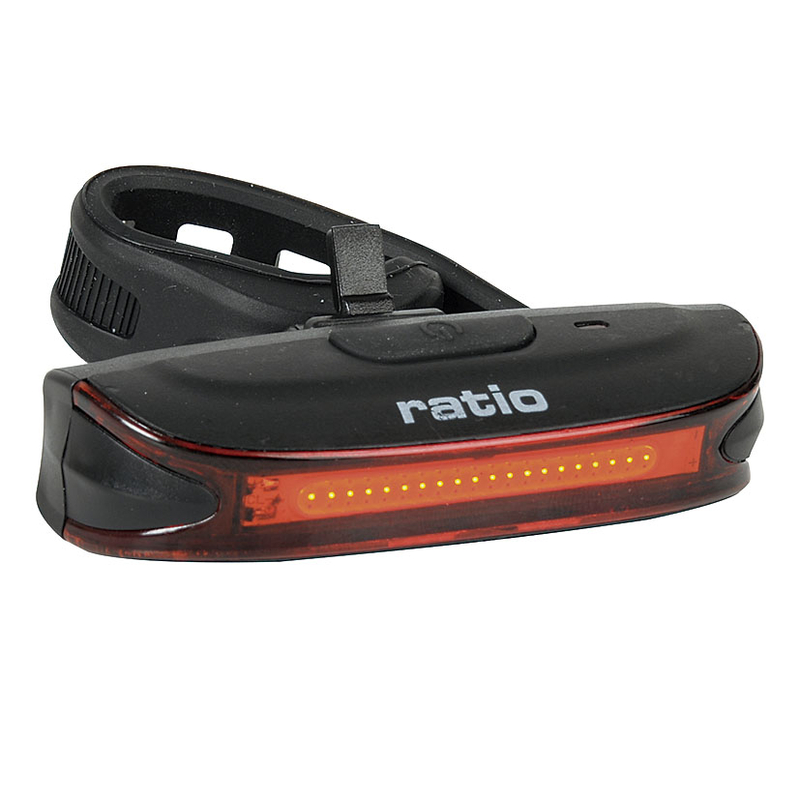 Luz trasera roja LED recargable RATIO BikeLight5577