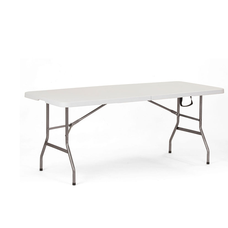 Mesa plegable con asa 120x60xh.74 cm