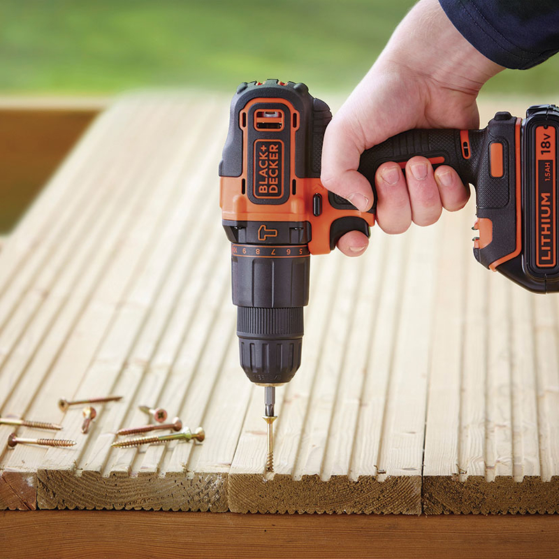 Atornillador percutor BLACK&DECKER BDCHD18KB-QW