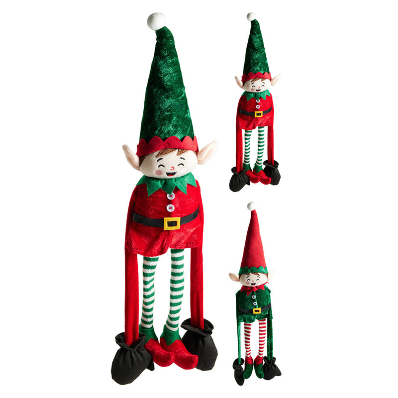 Duende Elfo navideño colgante 66 cm