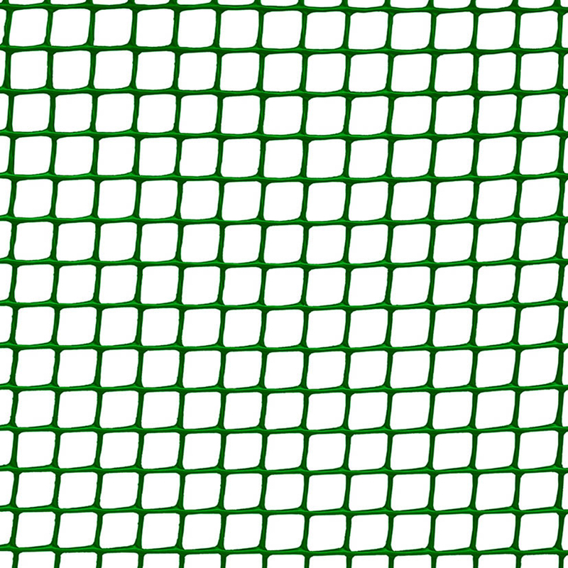 Malla plástica cuadrada LISTA verde 1x5 m