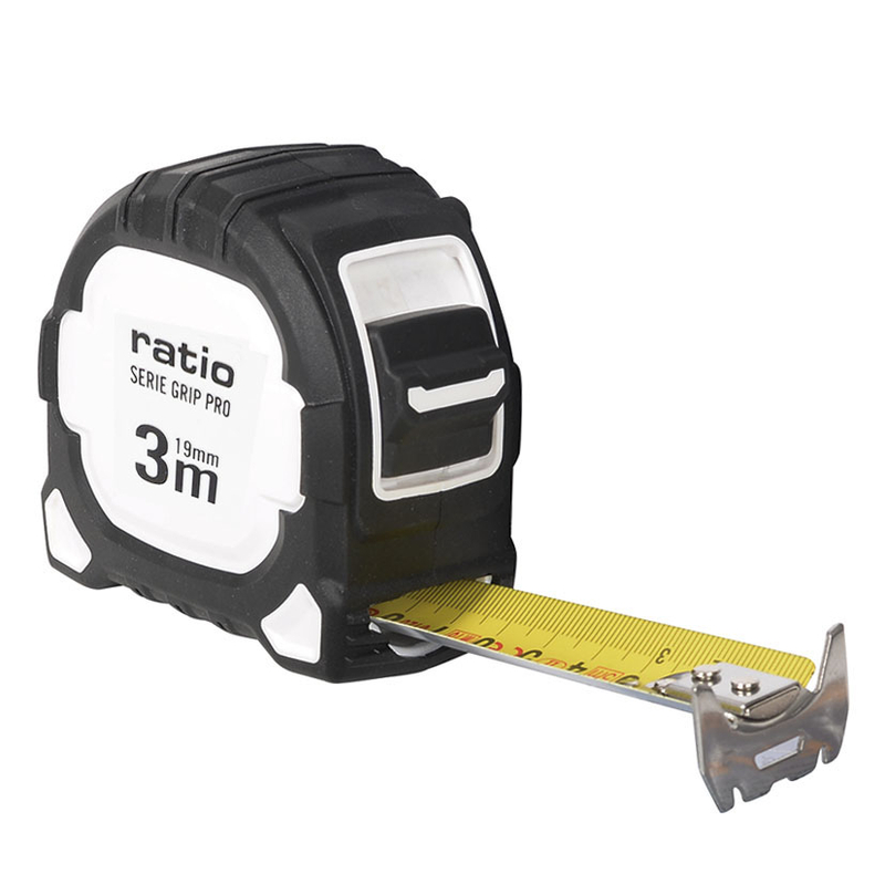 Flexómetro RATIO Grip Pro 3 m x 19 mm