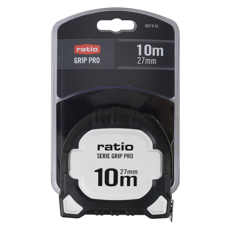 Flexómetro RATIO Grip Pro 10 m x 27 mm