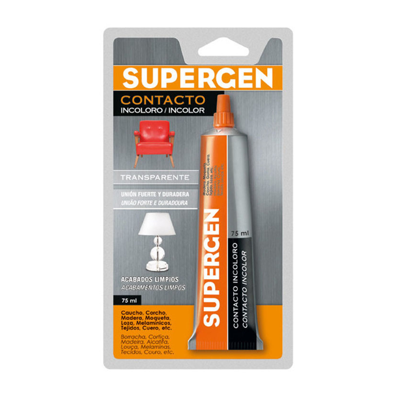 Cola contacto SUPERGEN Incoloro, 75ml