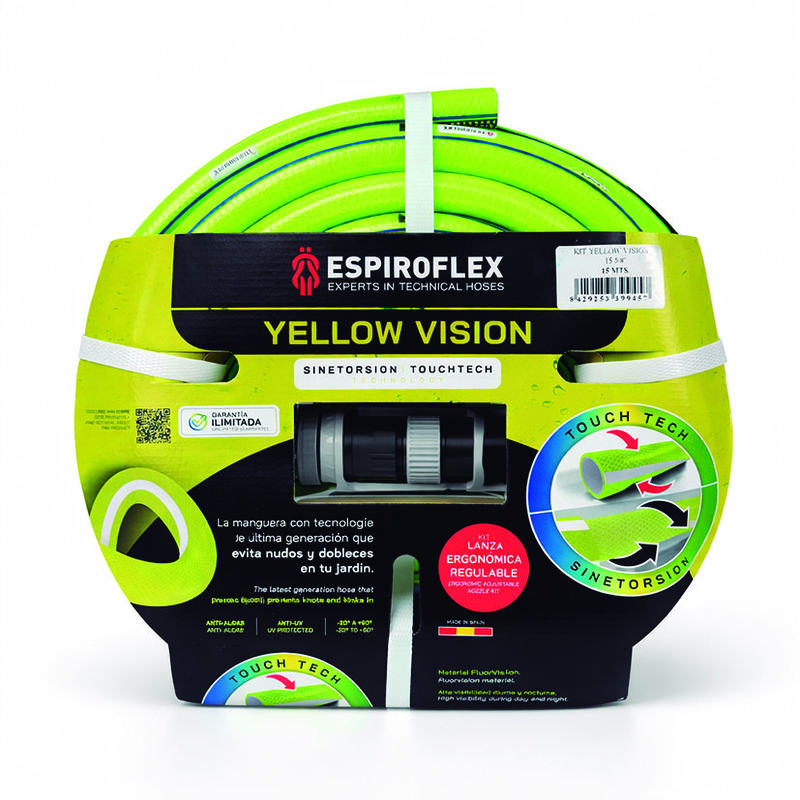 Manguera alta visibilidad ESPIROFLEX Yellow Vision