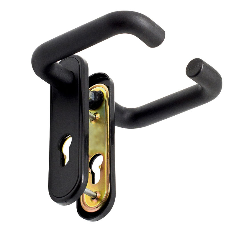 Juego puerta cortafuego manilla/manilla MICEL modelo 704 bocallave 72 mm