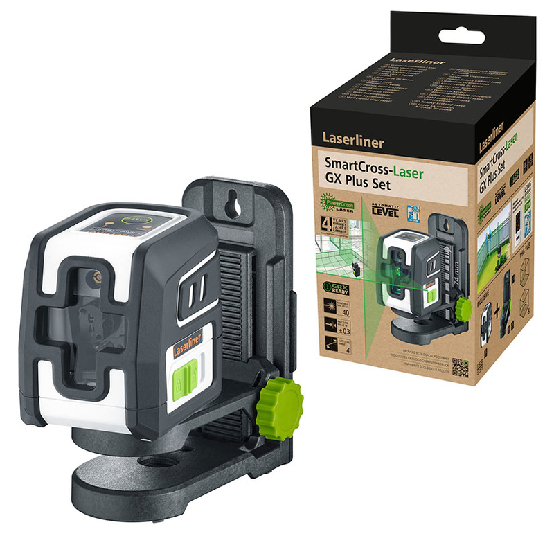 Set medidor láser LASERLINER Smart Cross GX Plus