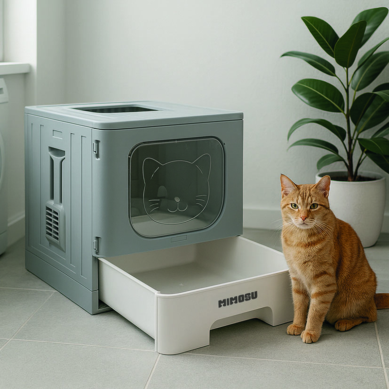 Arenero plegable JOCCA para gatos