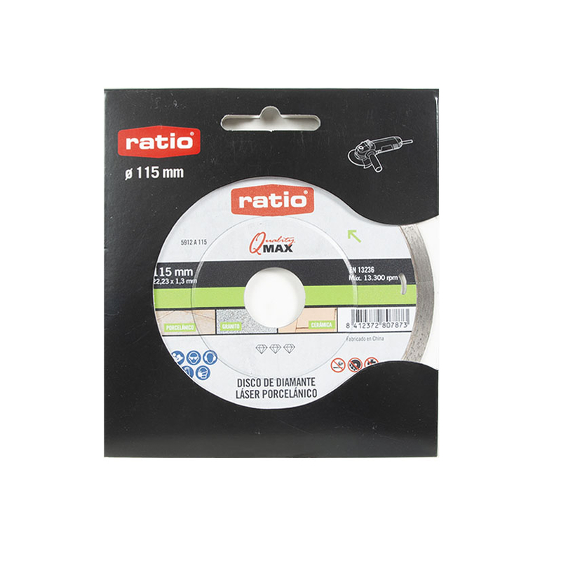 Disco de diamante porcelánico Fast/Clean RATIO Q+