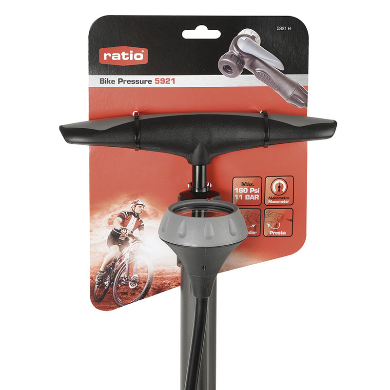 Bomba de inflado RATIO Bike Presure 5921