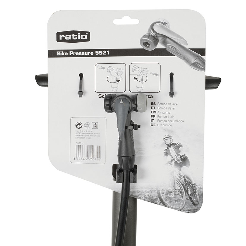 Bomba de inflado RATIO Bike Presure 5921
