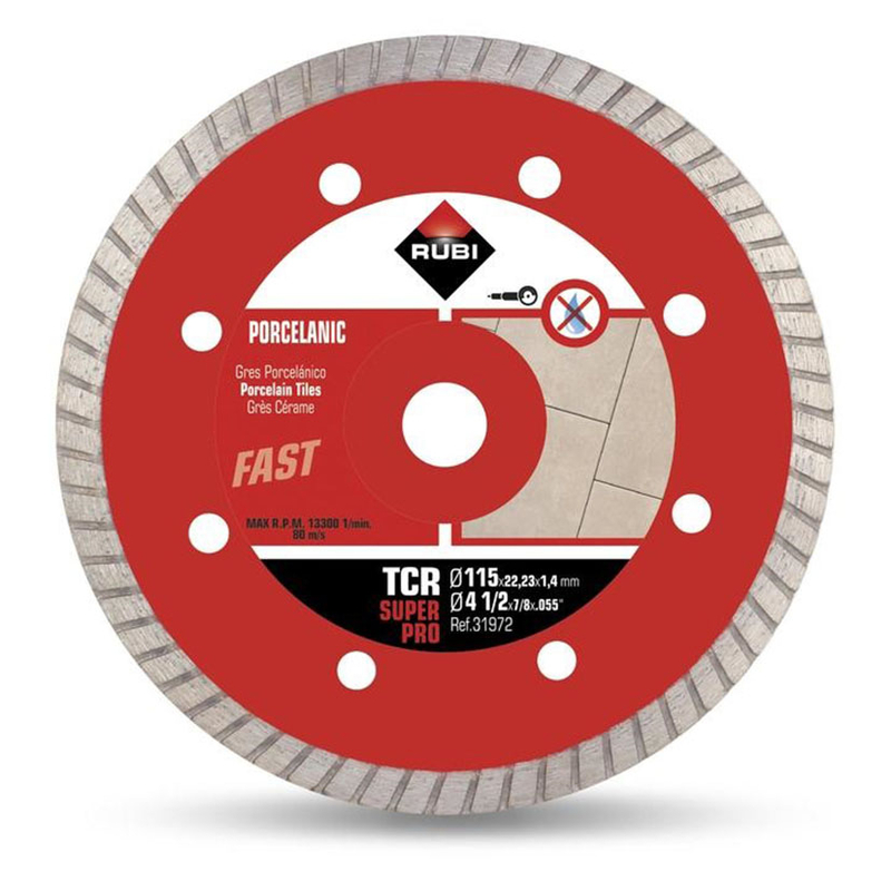 Disco diamante RUBI Turbo sinterizado TCR 115  SuperPro