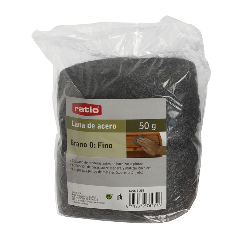 Lana de acero RATIO 2x50gr