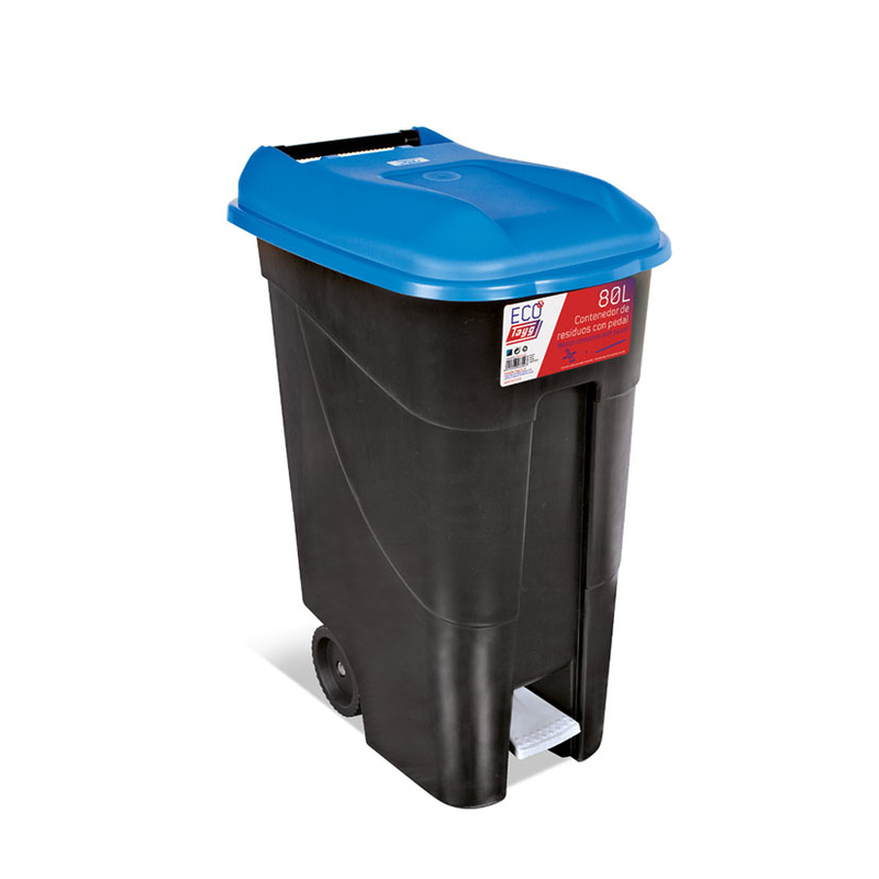 Contenedor con pedal TAYG Eco 80L. 3 unidades