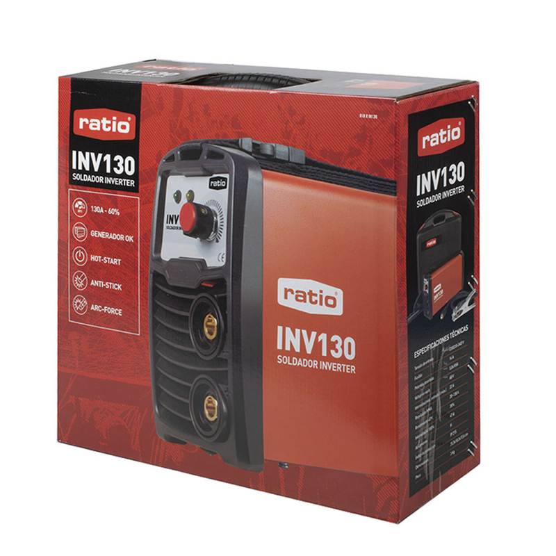 Soldador de arco RATIO Inverter INV-130 A