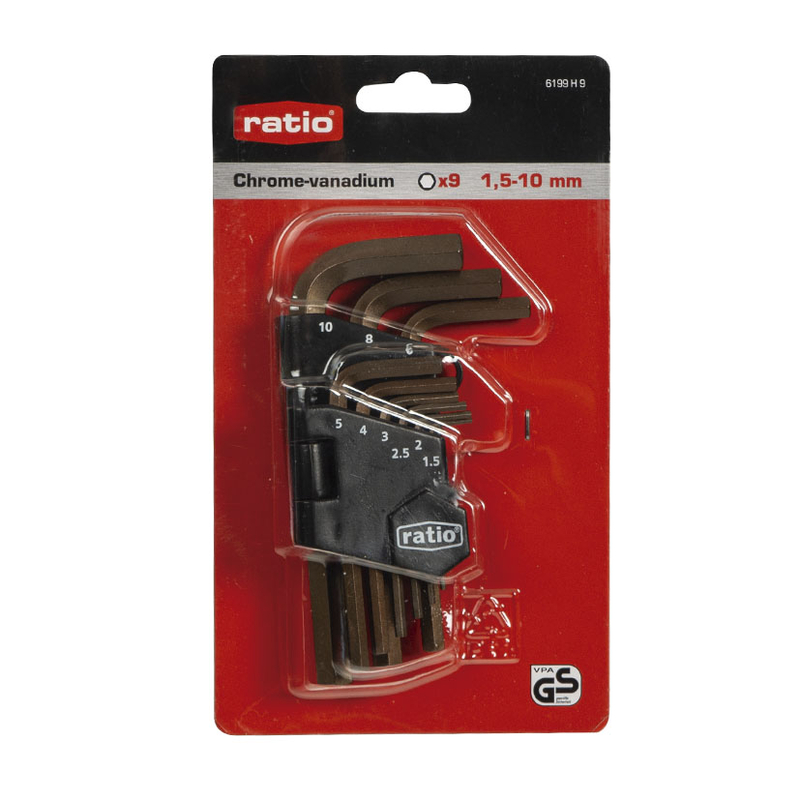 Juego 9 llaves Allen RATIO 6199