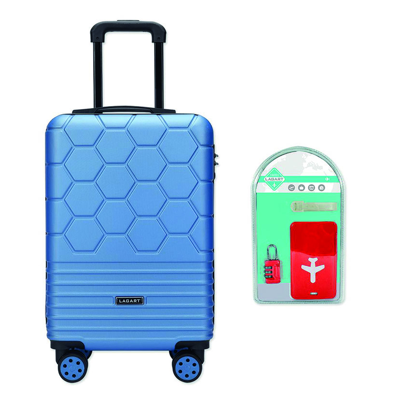 Maleta trolley 20" más candado y tarjeta