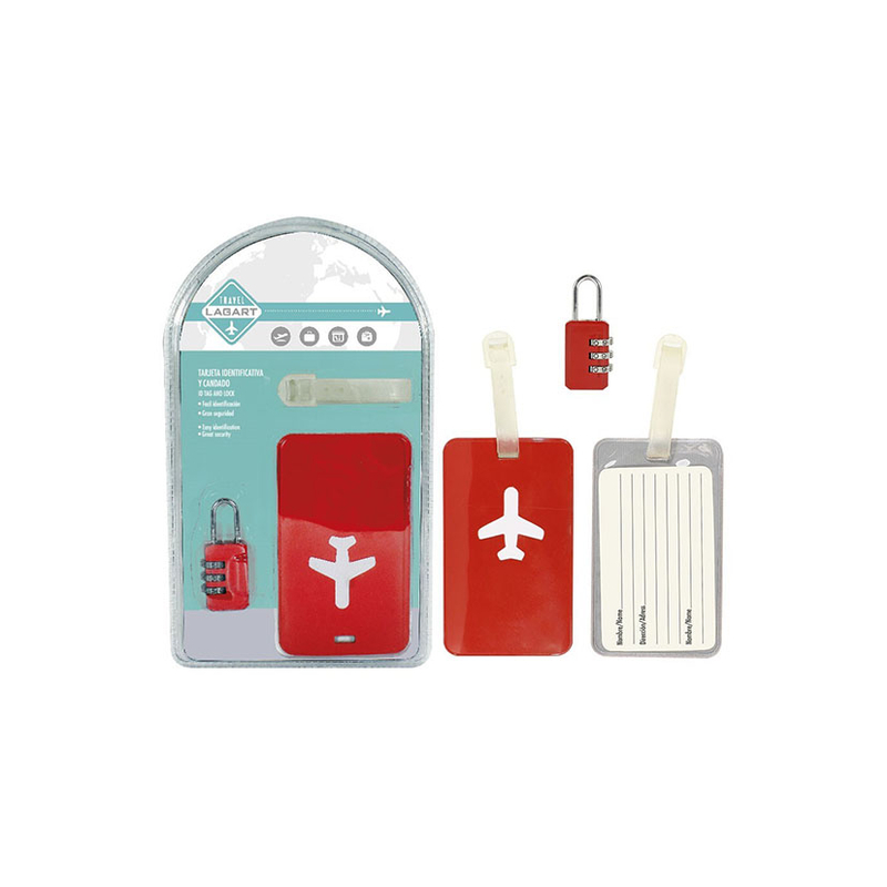 Maleta trolley 20" más candado y tarjeta