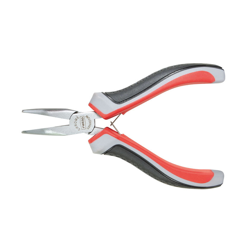 Alicate Serie Mini RATIO Boca semi-redonda punta curva