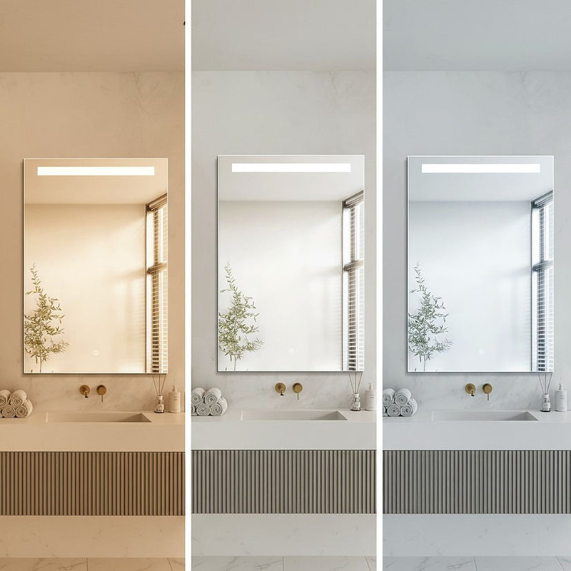 Espejo de baño rectangular LED F. BRIGHT LED Vanessa 60x80 cm