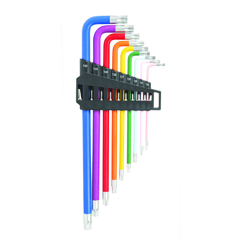 Juego 9 llaves Torx RATIO seguridad 6278