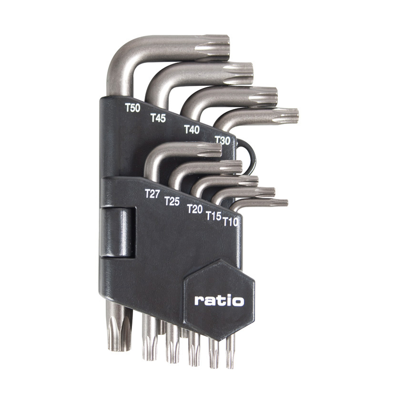 Juego 9 llaves Torx RATIO 6299