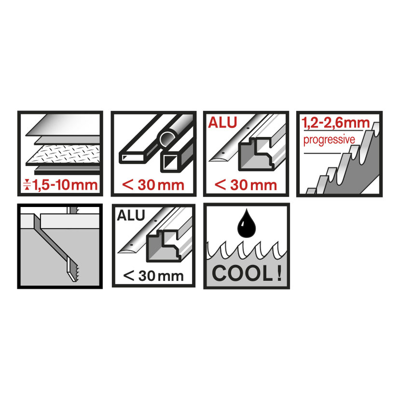 Set 3 sierras de calar metal RATIO ProSeries RT123XF