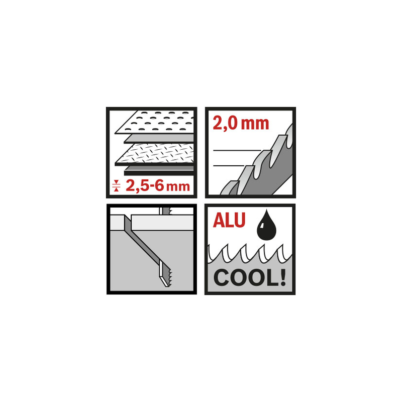 Set 3 sierras de calar metal RATIO Proseries RT1218F